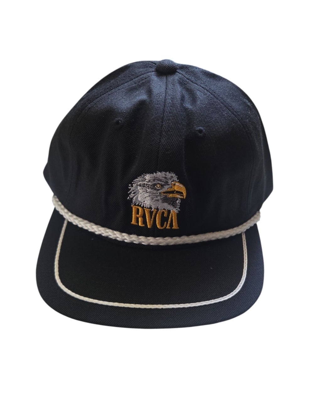 RVCA Navy Eagle Rope-Trim Cap